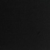 Acetate Stretch Rib Knit Fabric, 230 gsm, 153 cm — Black