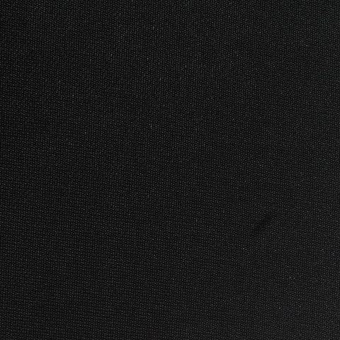 Acetate Stretch Piqué Knit Fabric, 213 gsm, 145 cm — Black