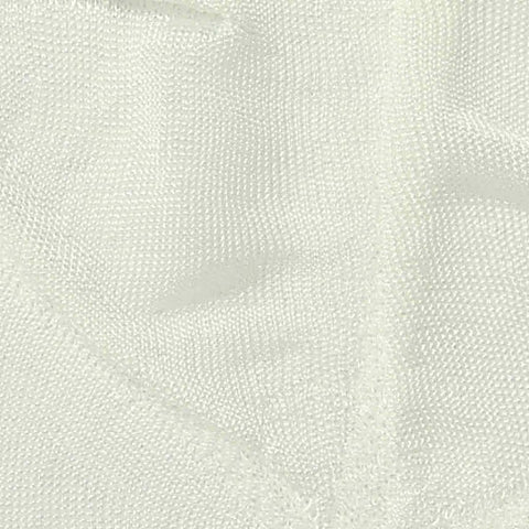 Jacquard Acetate Polyester Stretch Interlock Knit Fabric, 150 gsm, 148 cm — White