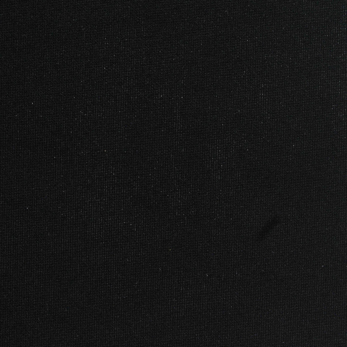 Acetate Polyester Stretch Scuba Knit Fabric, 250 gsm, 140 cm — Black