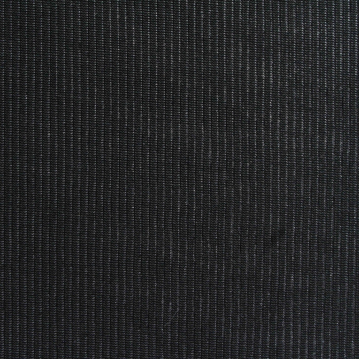 White Vertical-Pinstripe Rib Knit, Acetate