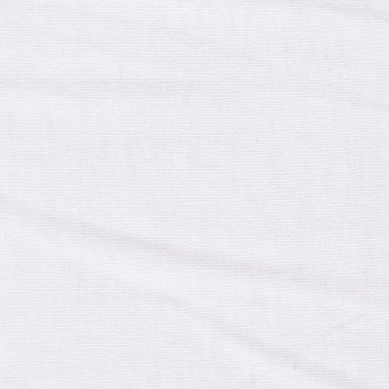 Cotton Polyester Jersey Knit Fabric, 120 gsm, 160 cm — White