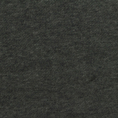 Dark Grey Marl French Terry, Cotton, 260 gsm