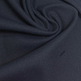 Nylon Stretch Waffle Knit Fabric, 230 gsm, 155 cm — Navy