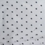 Black Polka-Dot Mesh, Polyester