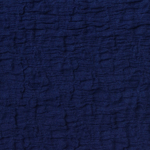 Nylon Cotton Stretch Lace Fabric, 225 gsm, 130 cm — Navy