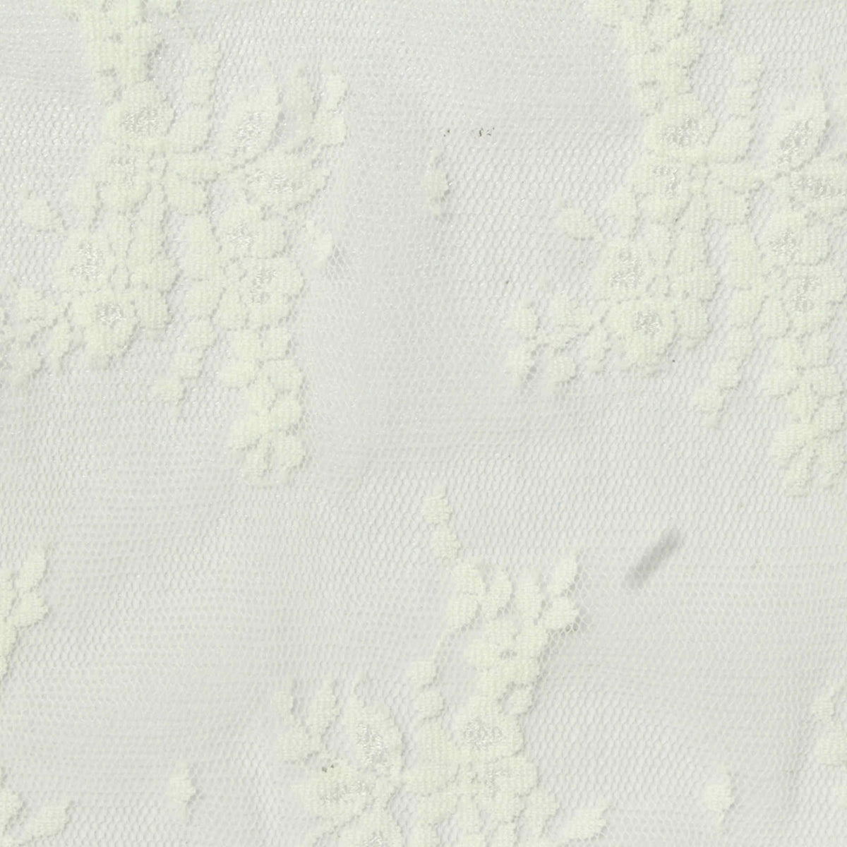 Cream Floral Lace, Nylon-Spandex