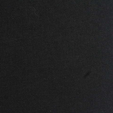French Terry Fabric, 265 gsm, 155 cm — Black