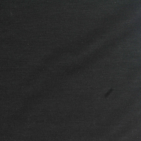 Jersey Knit Fabric, 200 gsm, 180 cm — Black