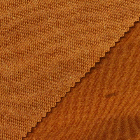 Cotton Polyester French Terry Fabric, 320 gsm, 170 cm — Orange