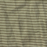 Brown Horizontal-Stripe Birdseye Knit, Polyester
