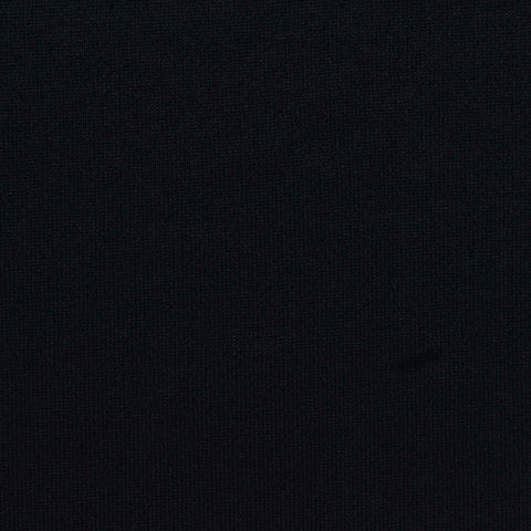 100% Polyester French Terry Fabric, 210 gsm — Black