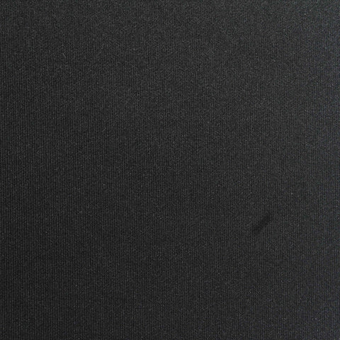 Polyester Cotton Stretch Scuba Knit Fabric, 256 gsm, 160 cm — Black