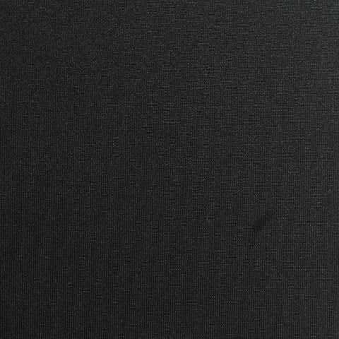 Polyester Cotton Stretch Scuba Knit Fabric, 320 gsm, 160 cm — Black