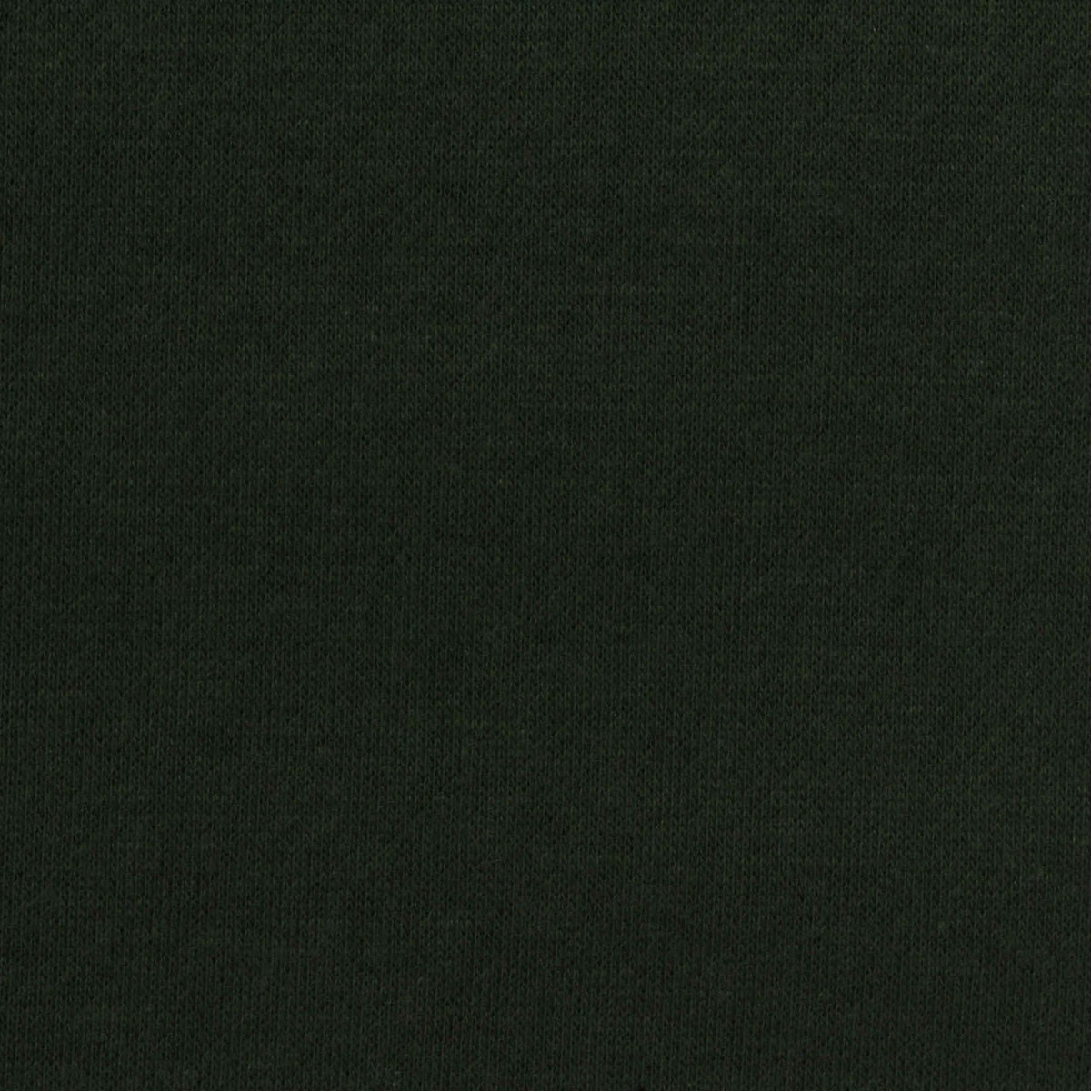 Dark Green French Terry, Cotton-Poly