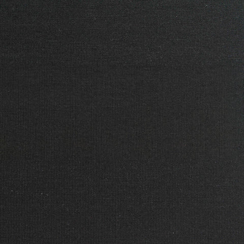 Polyester Stretch Scuba Knit Fabric, 370 gsm, 160 cm — Black