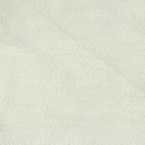 Slub Cotton Polyester French Terry Fabric, 230 gsm, 165 cm — White