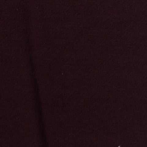 Brushed Cotton Polyester French Terry Fabric, 260 gsm, 170 cm — Red