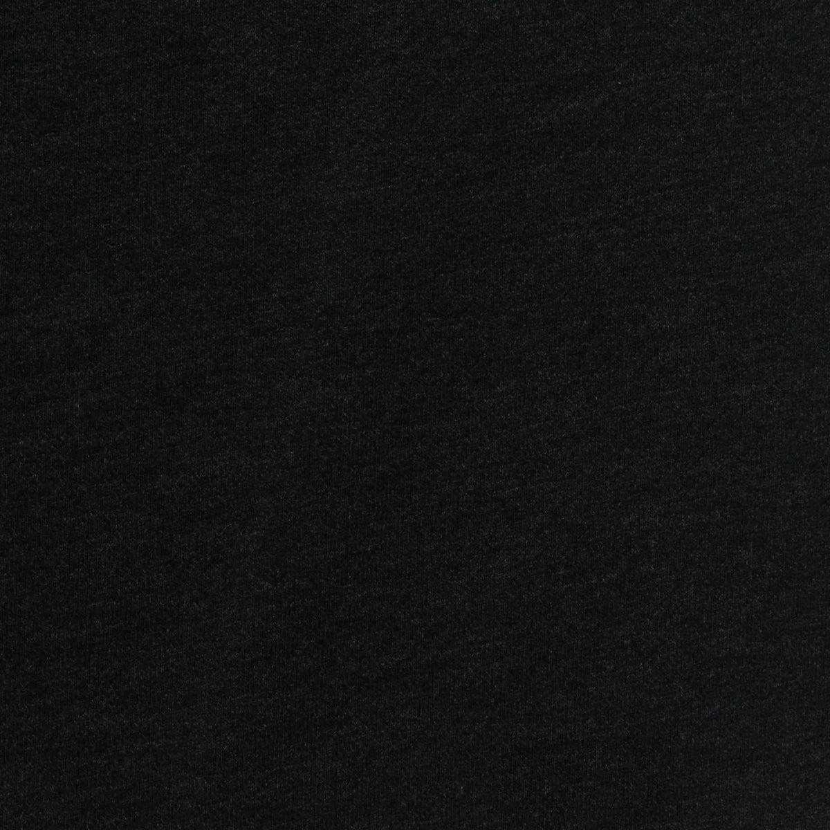 Yarn-Dyed Polyester Stretch Scuba Knit Fabric, 400 gsm, 165 cm — Black