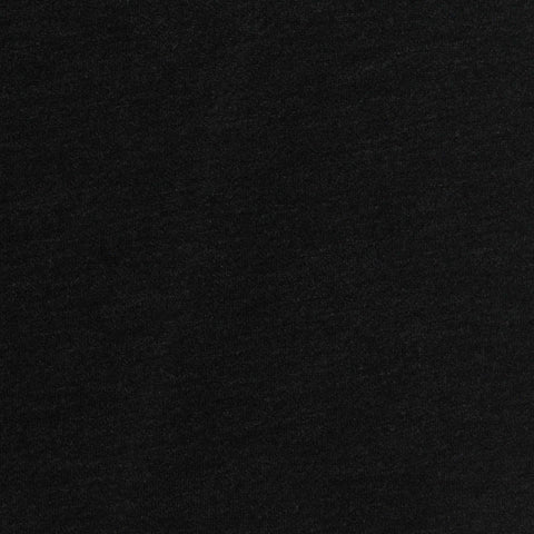 Yarn-Dyed Polyester Stretch Scuba Knit Fabric, 400 gsm, 165 cm — Black