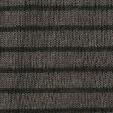 Dark Grey Horizontal-Stripe Chunky Knit, Viscose-Poly — texture