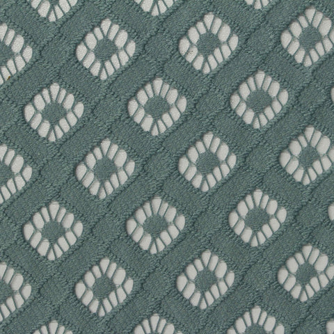 Nylon Cotton Lace Fabric, 140 gsm, 150 cm — Blue