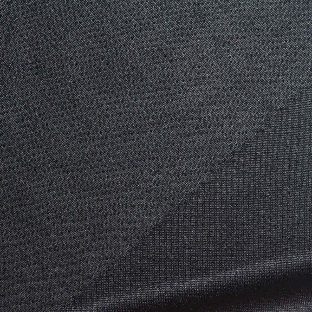 Black Birdseye Knit, Polyester