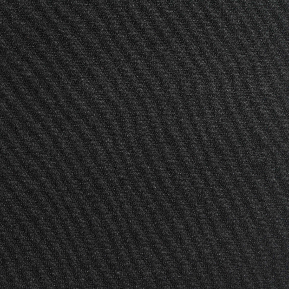 Polyester Stretch Ponte Knit Fabric, 390 gsm, 160 cm — Black