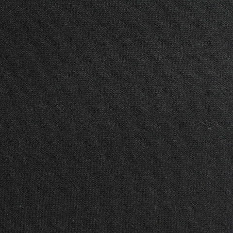 Polyester Stretch Ponte Knit Fabric, 390 gsm, 160 cm — Black
