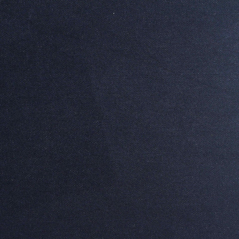 Polyester Viscose Stretch Scuba Knit Fabric, 290 gsm, 160 cm — Navy