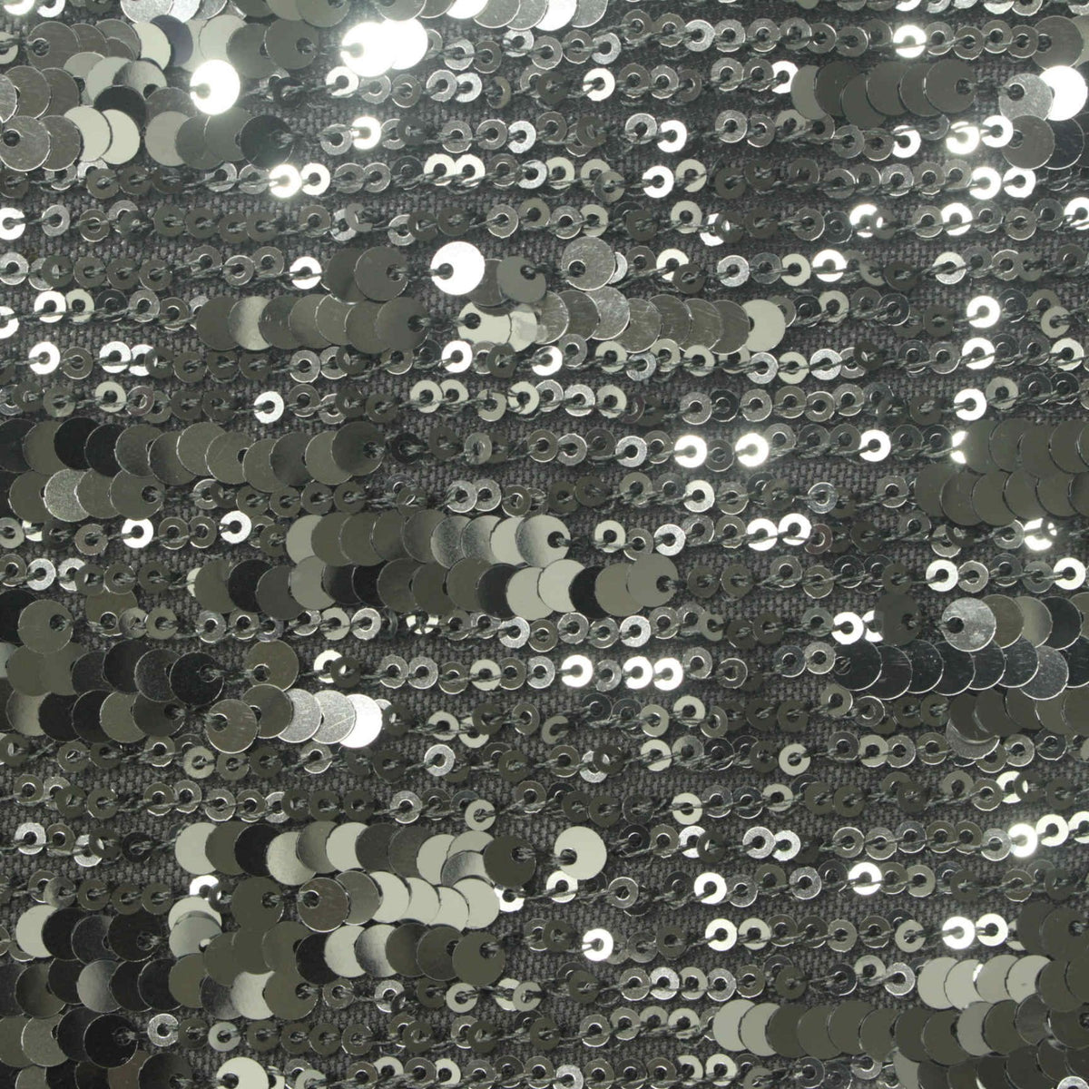 Silver Sequin Knit, Spandex