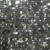 Silver Sequin Knit, Spandex