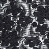 Black Floral Lace, Nylon — texture