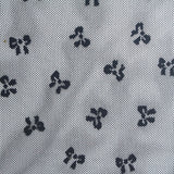 Flocked 100% Stretch Mesh Fabric, 83 gsm, 155 cm — Black