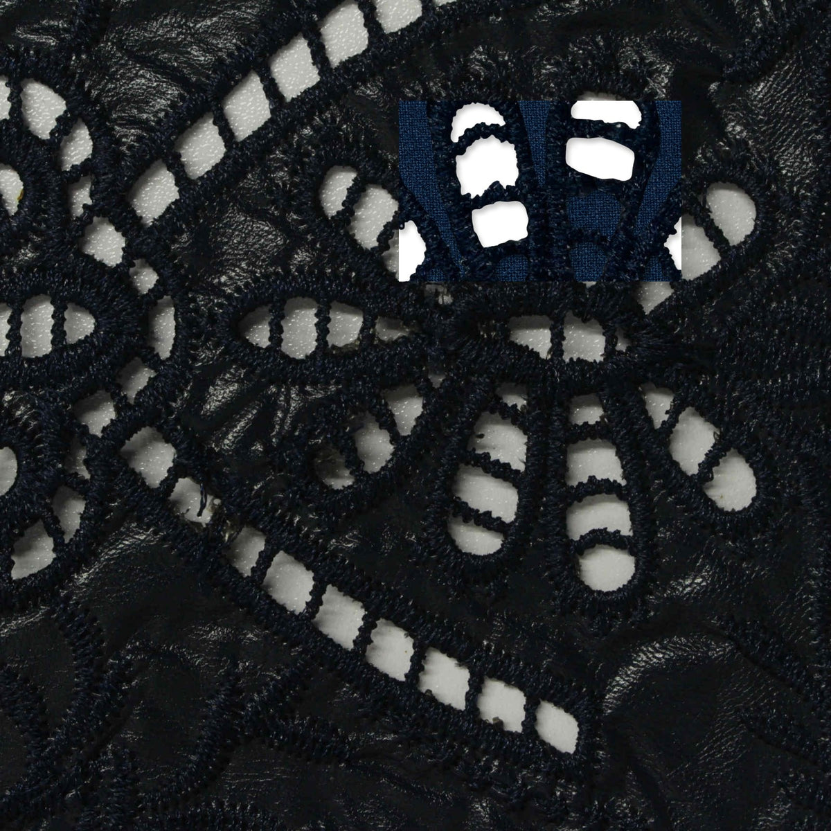 Navy Floral Knit