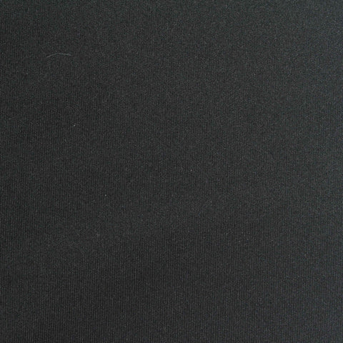 Polyester Stretch Sateen Fabric, 250 gsm, 160 cm — Black, ref EF-266343