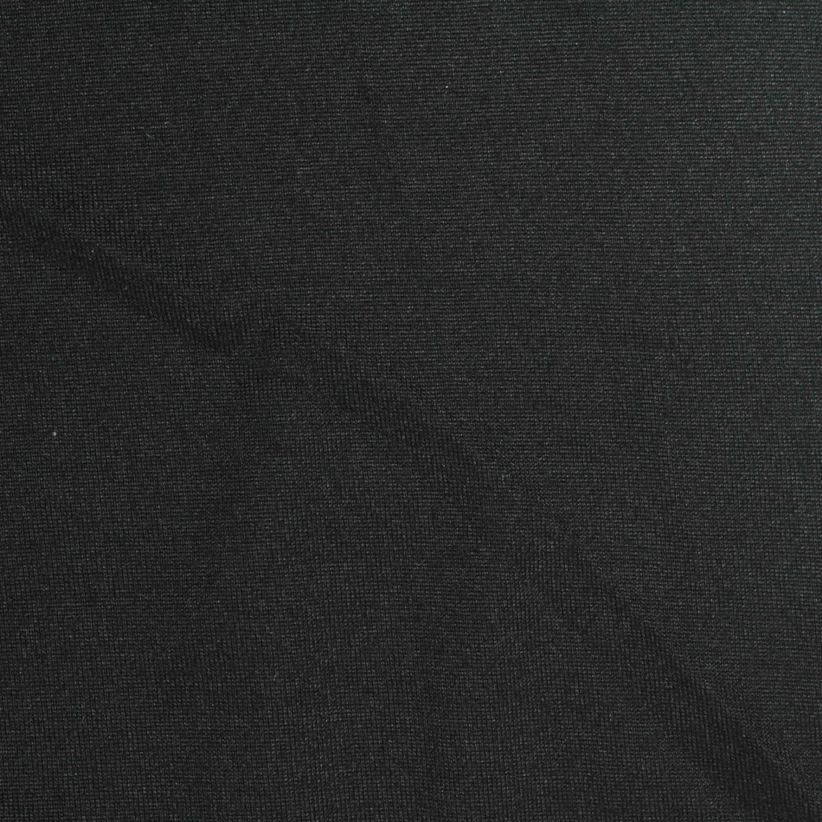 Polyester Stretch Milk Silk Knit Fabric, 120 gsm, 150 cm — Black