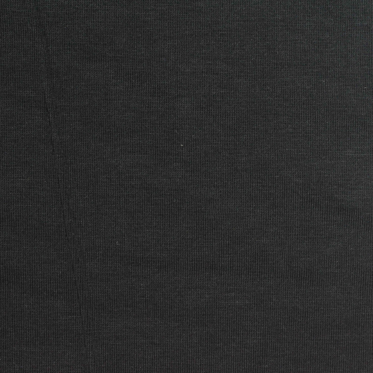 Cotton Tencel Lyocell Stretch Jersey Knit Fabric, 175 gsm, 170 cm — Black