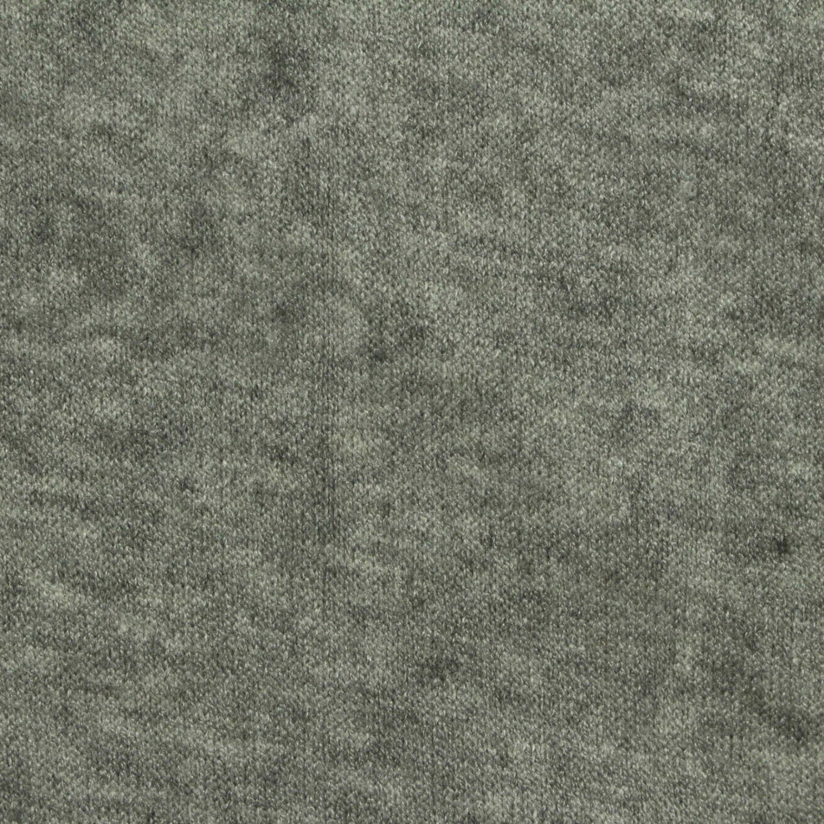 Grey-Green Heather Jersey Knit, Viscose-Poly