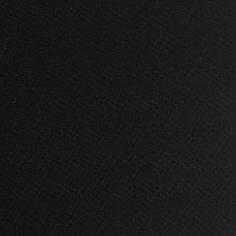 Viscose Nylon Stretch Ponte Knit Fabric, 410 gsm, 160 cm — Black, ref EF-266369
