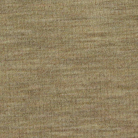 Light Brown Marl Rib Knit, Viscose-Acrylic