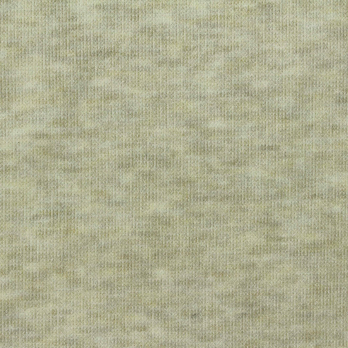 Light Green Marl Interlock Knit, Poly-Viscose, 280 gsm