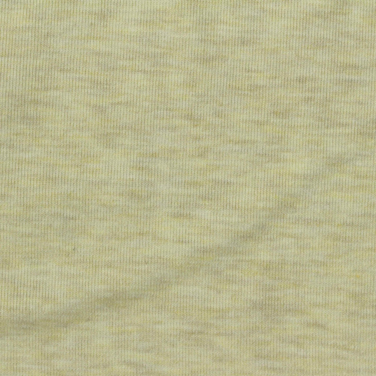 Pale Yellow-Green Marl Rib Knit, Viscose