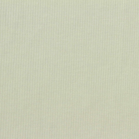 Polyester Viscose Stretch Rib Knit Fabric, 230 gsm, 152 cm — Khaki