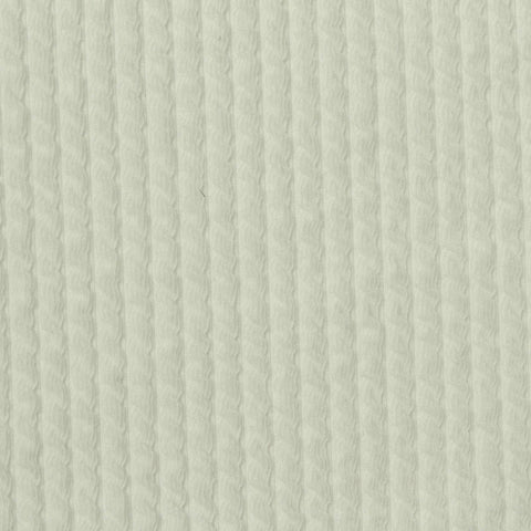 Off-White Textured Rib Knit, Polyester