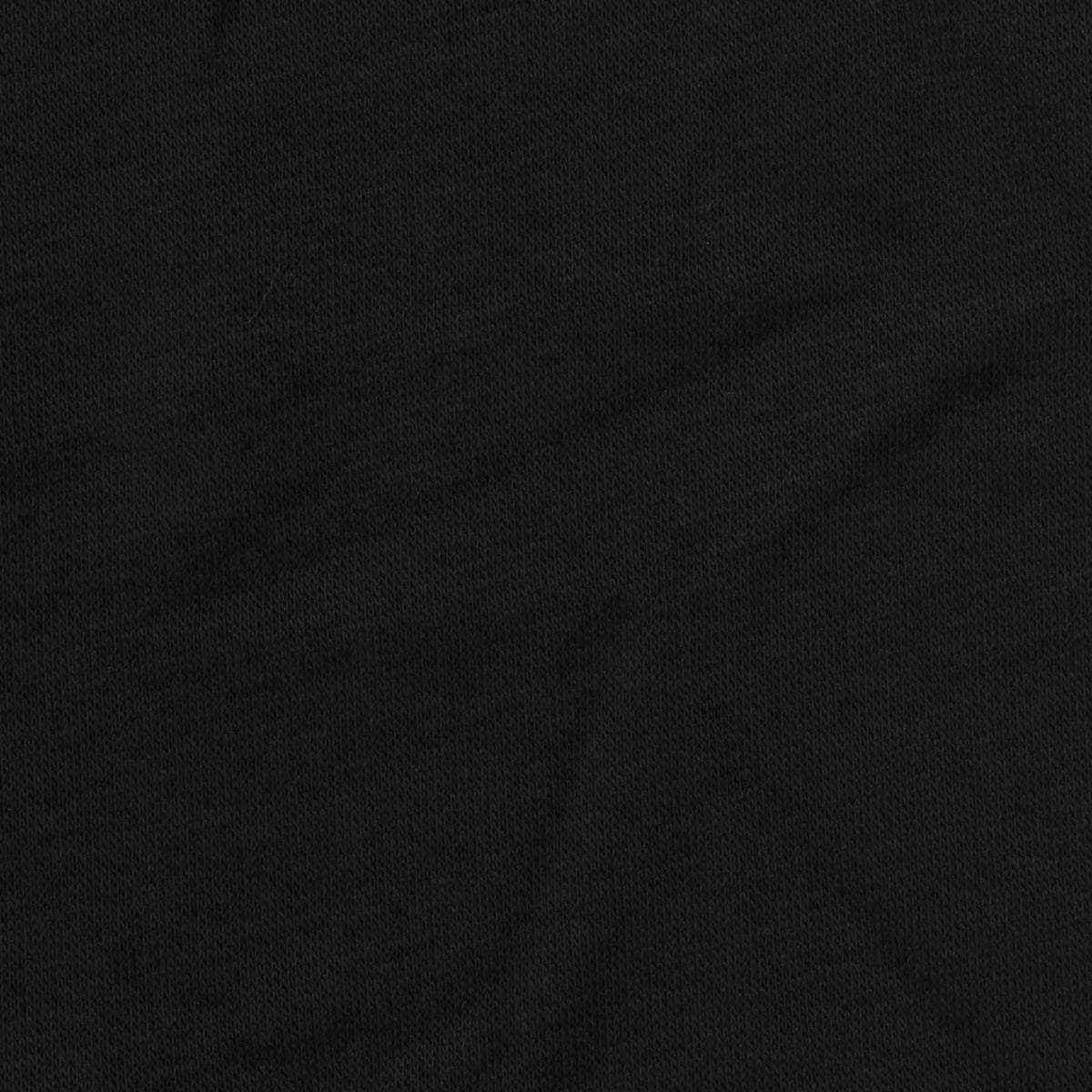 Cotton Polyester French Terry Fabric, 240 gsm, 165 cm — Black