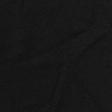 Cotton Polyester French Terry Fabric, 240 gsm, 165 cm — Black