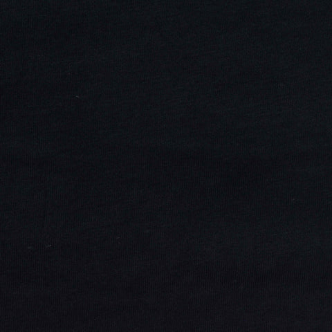 Cotton Modal Stretch Jersey Knit Fabric, 180 gsm, 152 cm — Black
