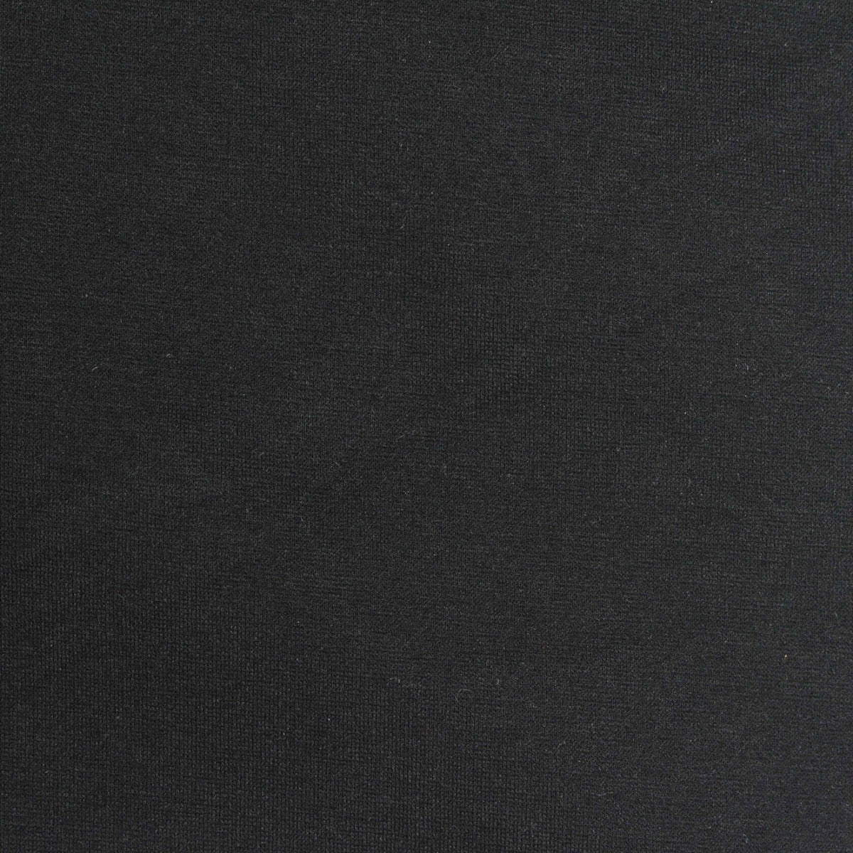 Cotton Nylon Stretch Ponte Knit Fabric, 265 gsm, 160 cm — Black