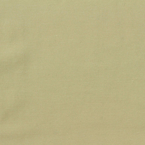 Linen Stretch Jersey Knit Fabric, 260 gsm, 155 cm — Khaki